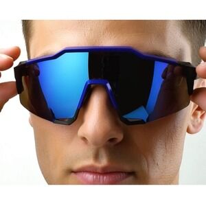 Sport Sunglasses Beach Fishing Glasses UV Protection Blue Black UV400 Protection